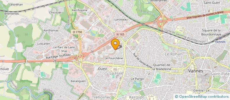 localisation de l'entreprise MERCERINE VAN à VANNES
