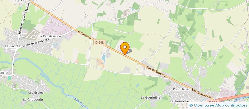 localisation de l'entreprise MERCERON CARRIERES à SALLERTAINE