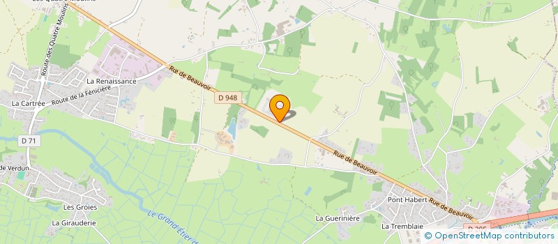 localisation de l'entreprise MERCERON CARRIERES EXPLOITATION à SALLERTAINE