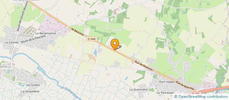 localisation de l'entreprise MERCERON TP à SALLERTAINE