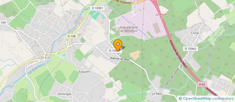 localisation de l'entreprise MERCES CONSTRUCTION à LA BREDE