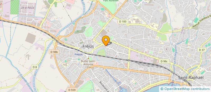 localisation de l'entreprise MERCH & COM SARL à FREJUS