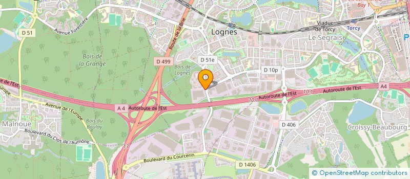 localisation de l'entreprise MERCHANDISING ANIMAT GEST DISTRIBUTION à LOGNES