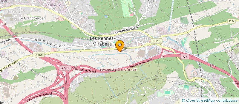 localisation de l'entreprise MERCHICA à LES PENNES-MIRABEAU