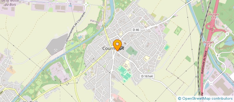localisation de l'entreprise MERCI à COURRIERES