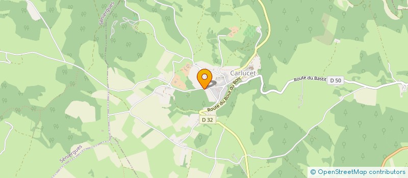 localisation de l'entreprise MERCI  CARLUCET