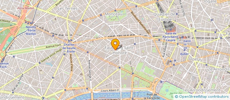 localisation de l'entreprise MERCI BC à NEUILLY-SUR-SEINE