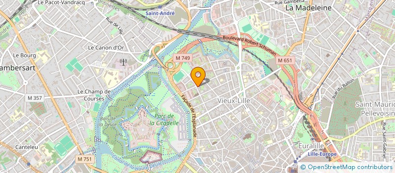 localisation de l'entreprise MERCI BCP. à LILLE