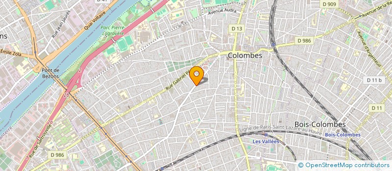 localisation de l'entreprise MERCI CLAIRE  COLOMBES