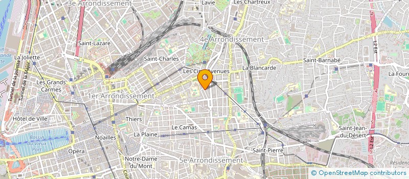 localisation de l'entreprise MERCI CONCIERGERIE à MARSEILLE