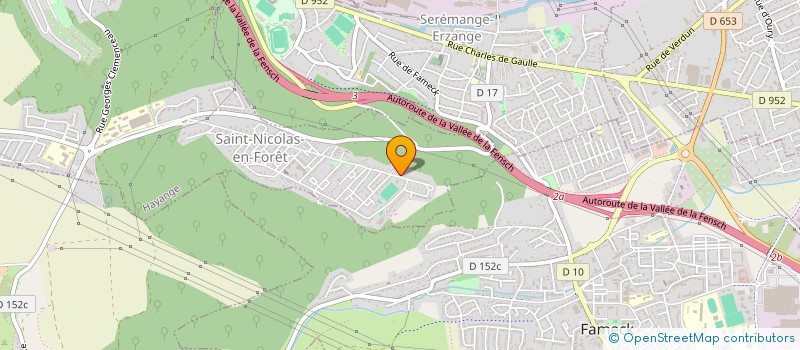 localisation de l'entreprise MERCI D'EXISTER FRANCE à HAYANGE