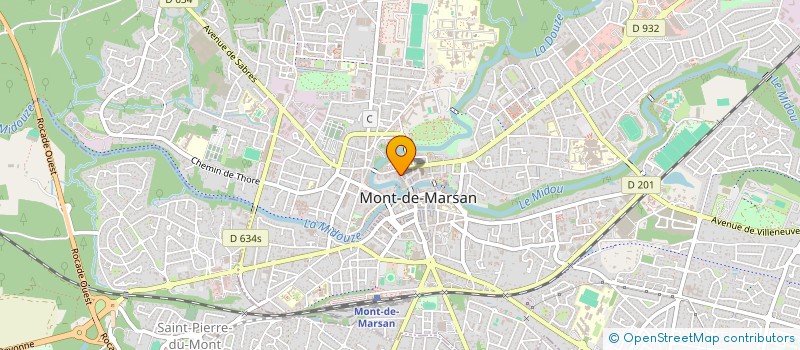 localisation de l'entreprise MERCI DE RIEN  MONT-DE-MARSAN
