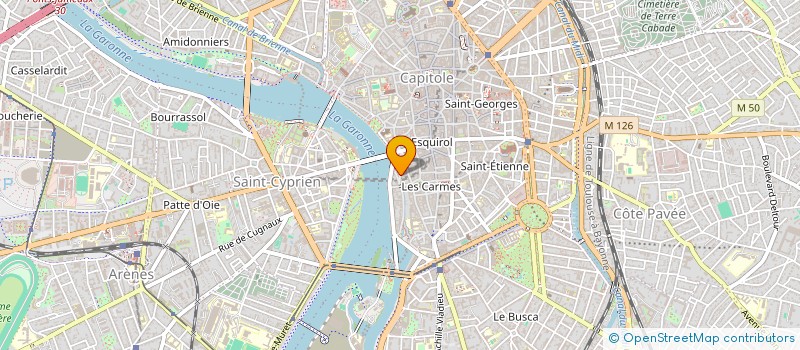 localisation de l'entreprise MERCI EDMOND à TOULOUSE