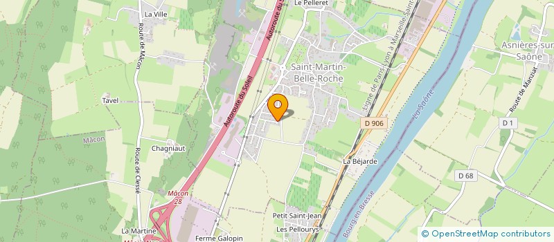 localisation de l'entreprise MERCI FRANCE MAPPES PIXEDIT DISTRIBUTION  SAINT-MARTIN-BELLE-ROCHE