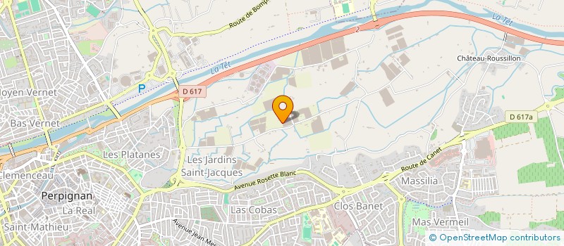 localisation de l'entreprise MERCI JULIE CONCIERGERIE  PERPIGNAN