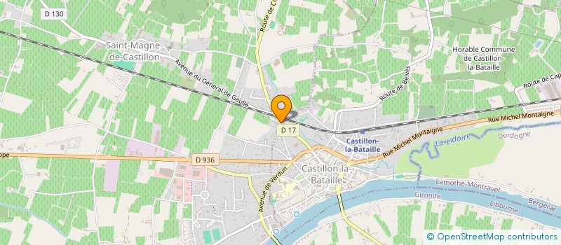 localisation de l'entreprise MERCI LA VIE  LAMOTHE-MONTRAVEL