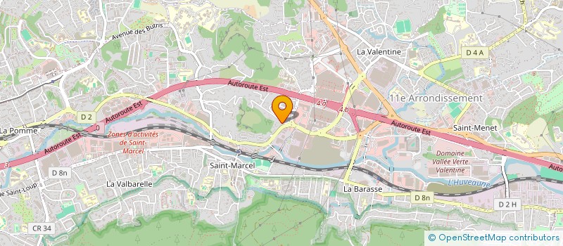 localisation de l'entreprise MERCI LA VIE (MLV) L'ART DE PRENDRE SOIN DE SOI  MARSEILLE