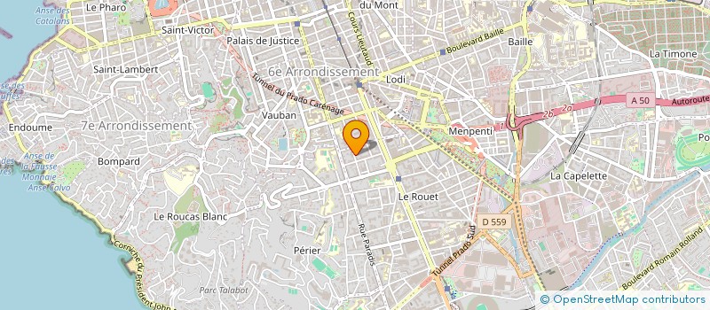 localisation de l'entreprise MERCI MARIE à MARSEILLE