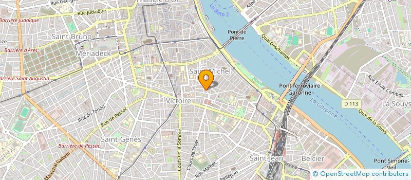 localisation de l'entreprise MERCI MARIE !  BORDEAUX