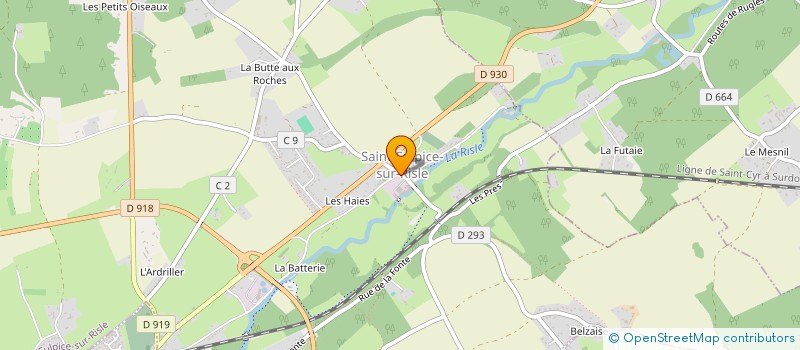 localisation de l'entreprise MERCI MERCERIE à SAINT-SULPICE-SUR-RISLE