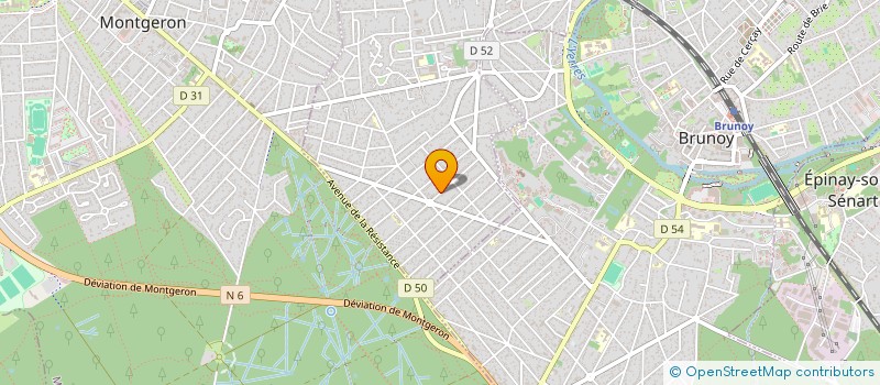 localisation de l'entreprise MERCI PAPA  YERRES