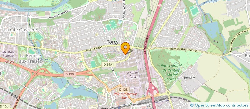 localisation de l'entreprise MERCI POUR LA LUMIERE à TORCY