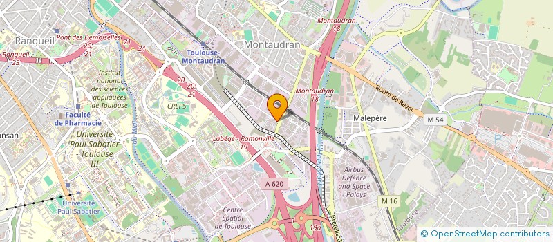 localisation de l'entreprise MERCI RENE à TOULOUSE