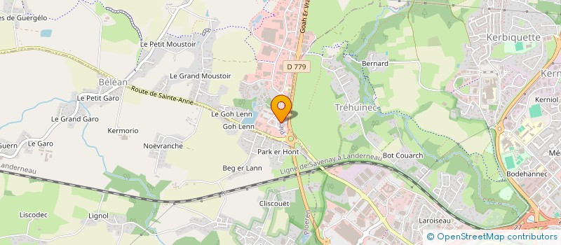 localisation de l'entreprise MERCI RENOV  PLESCOP