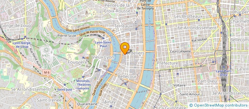 localisation de l'entreprise MERCIA SARL à LYON