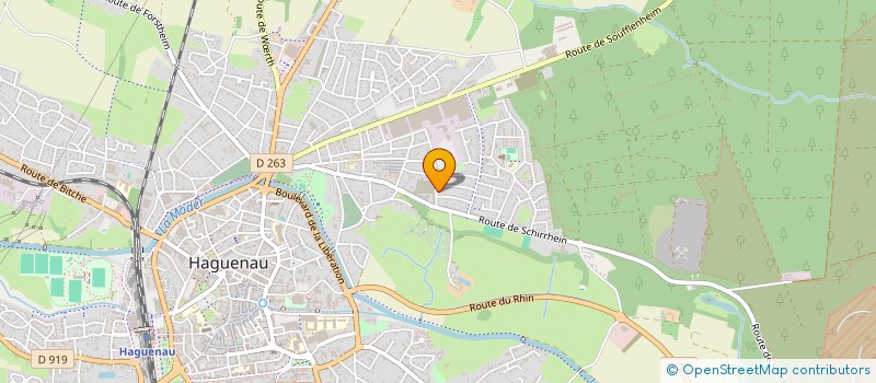 localisation de l'entreprise MERCIER 2007  HAGUENAU