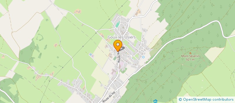 localisation de l'entreprise MERCIER  VAL D'USIERS