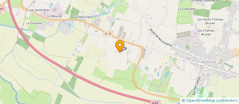 localisation de l'entreprise MERCIER à ALLONNES