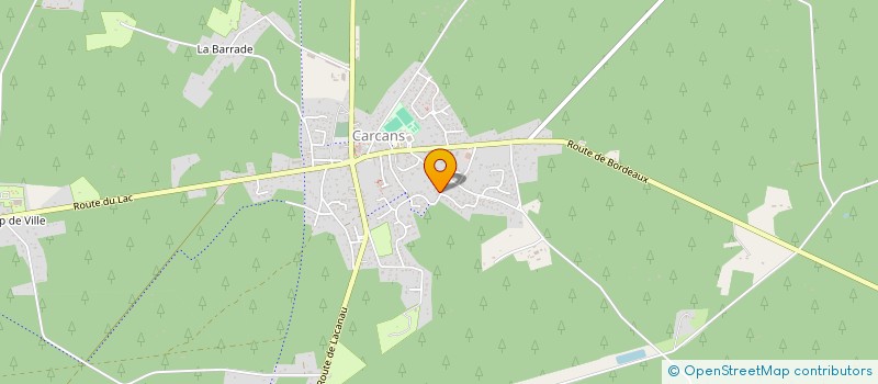 localisation de l'entreprise MERCIER  CARCANS