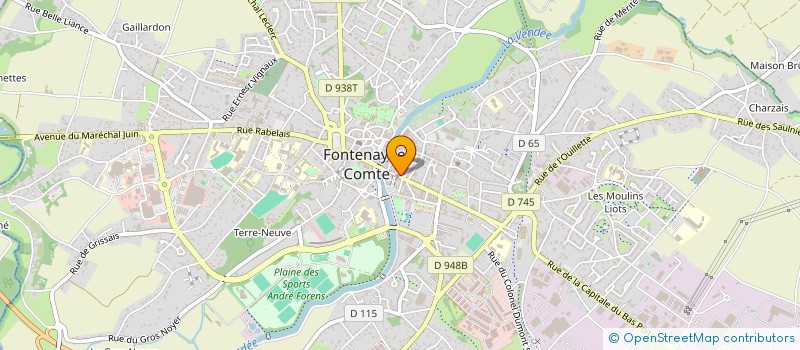 localisation de l'entreprise MERCIER à FONTENAY-LE-COMTE