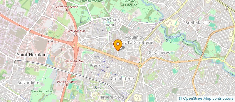 localisation de l'entreprise MERCIER  SAINT-HERBLAIN