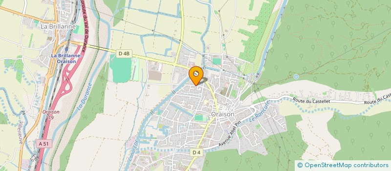 localisation de l'entreprise MERCIER ALIXEL  ORAISON