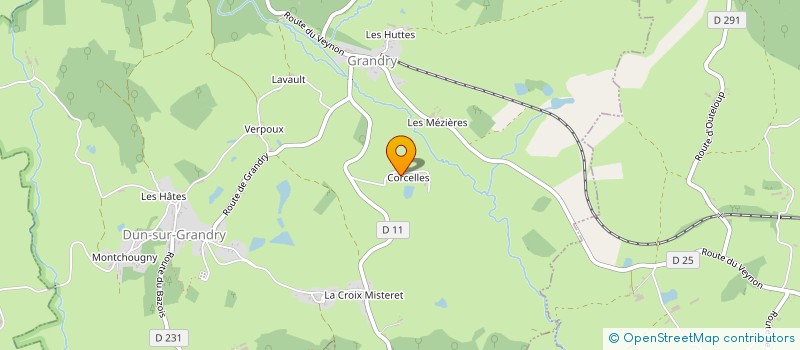 localisation de l'entreprise MERCIER ANDRE ET FRIAUD ANNICK  DUN SUR GRANDRY