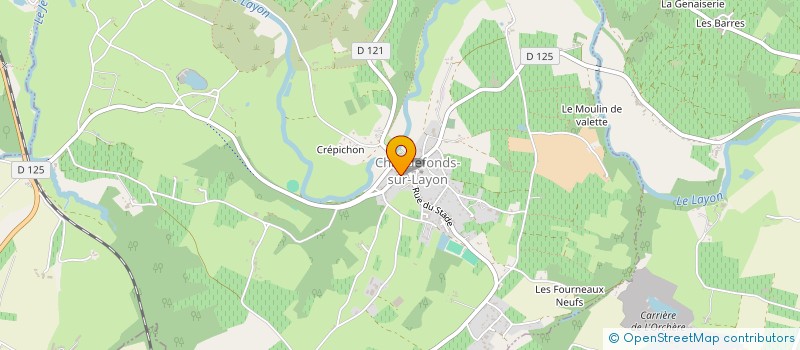 localisation de l'entreprise MERCIER ANTOINE ET MICHEL  CHAUDEFONDS-SUR-LAYON