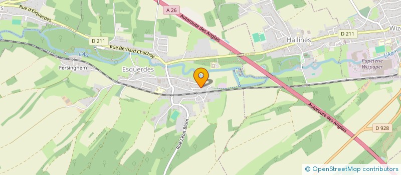 localisation de l'entreprise MERCIER CONSEILS  ESQUERDES