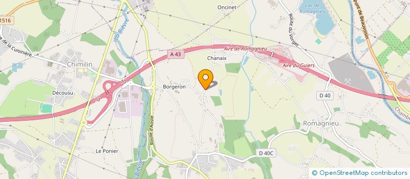 localisation de l'entreprise MERCIER CREATION  ROMAGNIEU