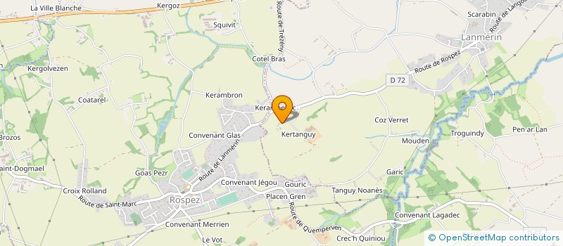 localisation de l'entreprise MERCIER DANIEL ET SALIOU YVES  ROSPEZ