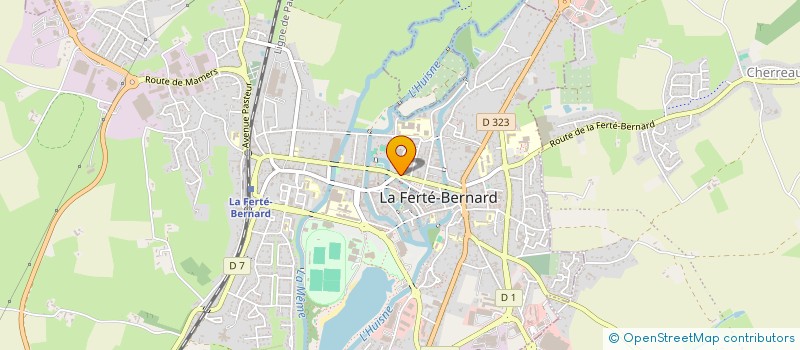 localisation de l'entreprise MERCIER DENYS CHEVALIER DANIEL à LA FERTE-BERNARD