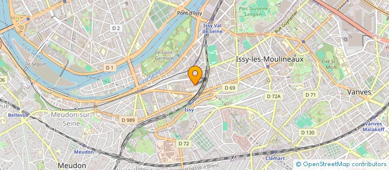 localisation de l'entreprise MERCIER DEVELOPPEMENT à ISSY-LES-MOULINEAUX