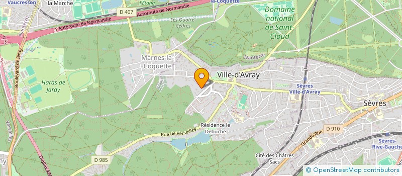 localisation de l'entreprise MERCIER ET CIE à VILLE-D'AVRAY