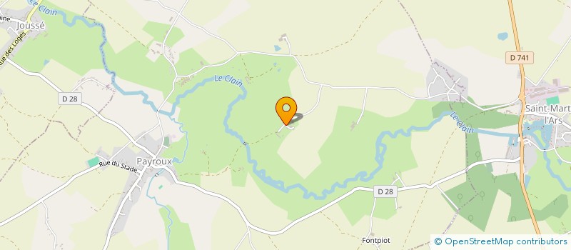 localisation de l'entreprise MERCIER FRANCK  PAYROUX