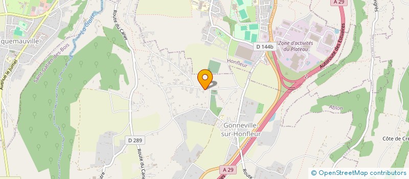 localisation de l'entreprise MERCIER FRANCOIS  GONNEVILLE-SUR-HONFLEUR