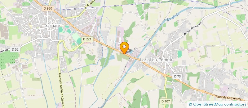 localisation de l'entreprise MERCIER FREDERIC  LORIOL-DU-COMTAT