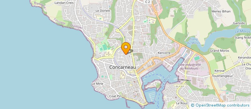 localisation de l'entreprise MERCIER HOLDING à CONCARNEAU