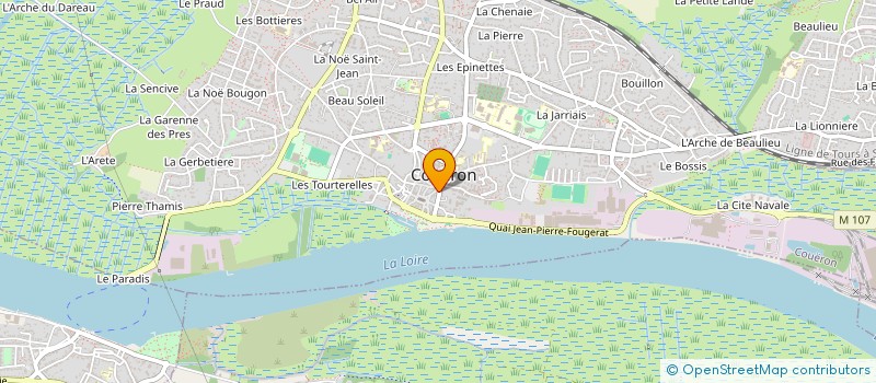 localisation de l'entreprise MERCIER IMMOBILIER à COUERON