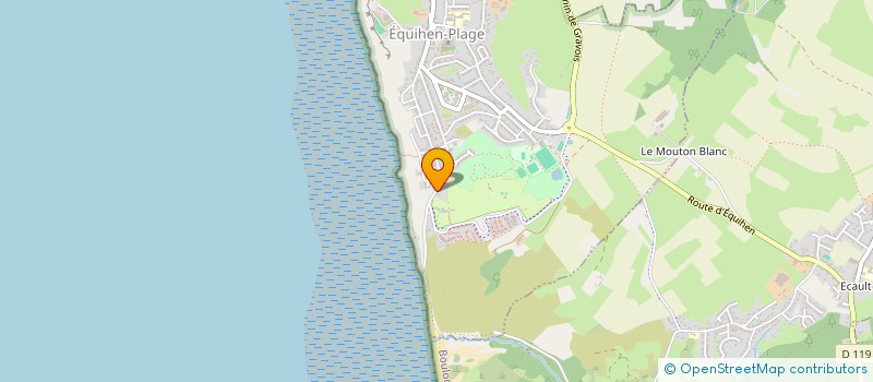 localisation de l'entreprise MERCIER - LALLIOT INDIVISION  EQUIHEN-PLAGE